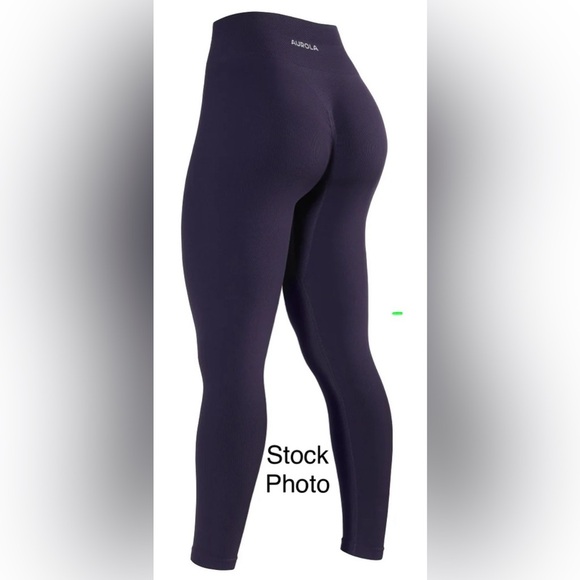 Aurola Seamless Super Stretch Power Purple Leggings for Women - Picture 11 of 11